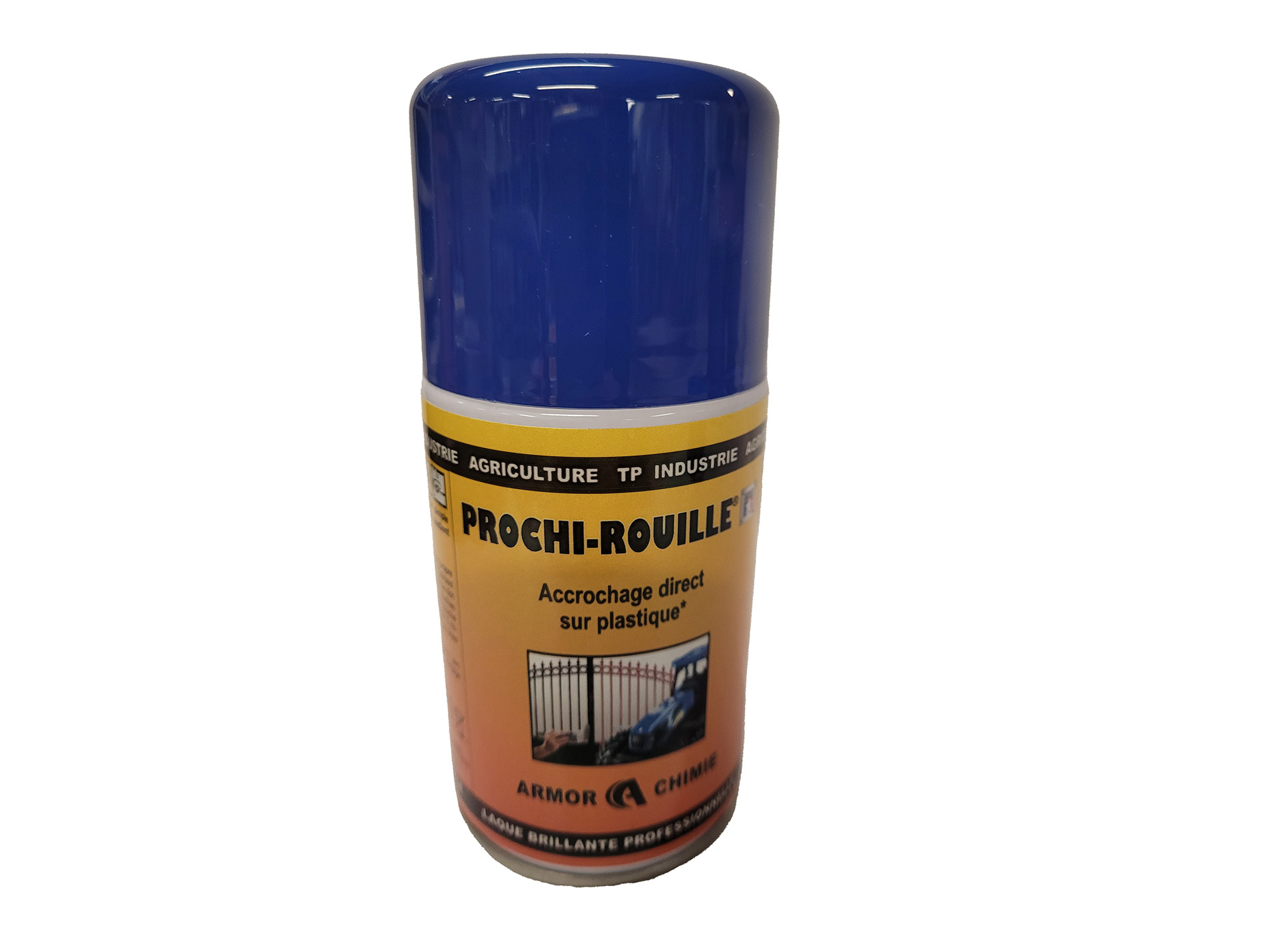 Peinture antirouille aérosol PROCHIROUILLE Bleu Iseki 383 250ml